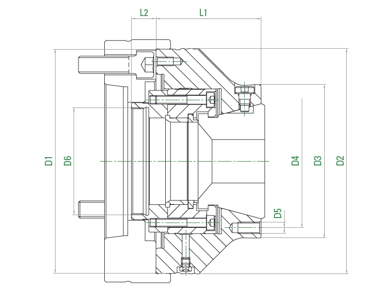 TR-通孔筒夾夾頭
