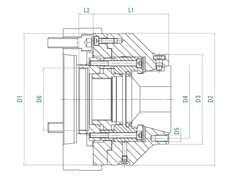 CB-後拉止動筒夾夾頭